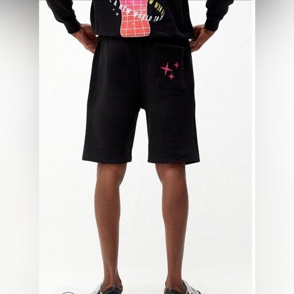 NWT! Coca Cola By PacSun New World Sweat Shorts - Size Large - Picture 5 of 7